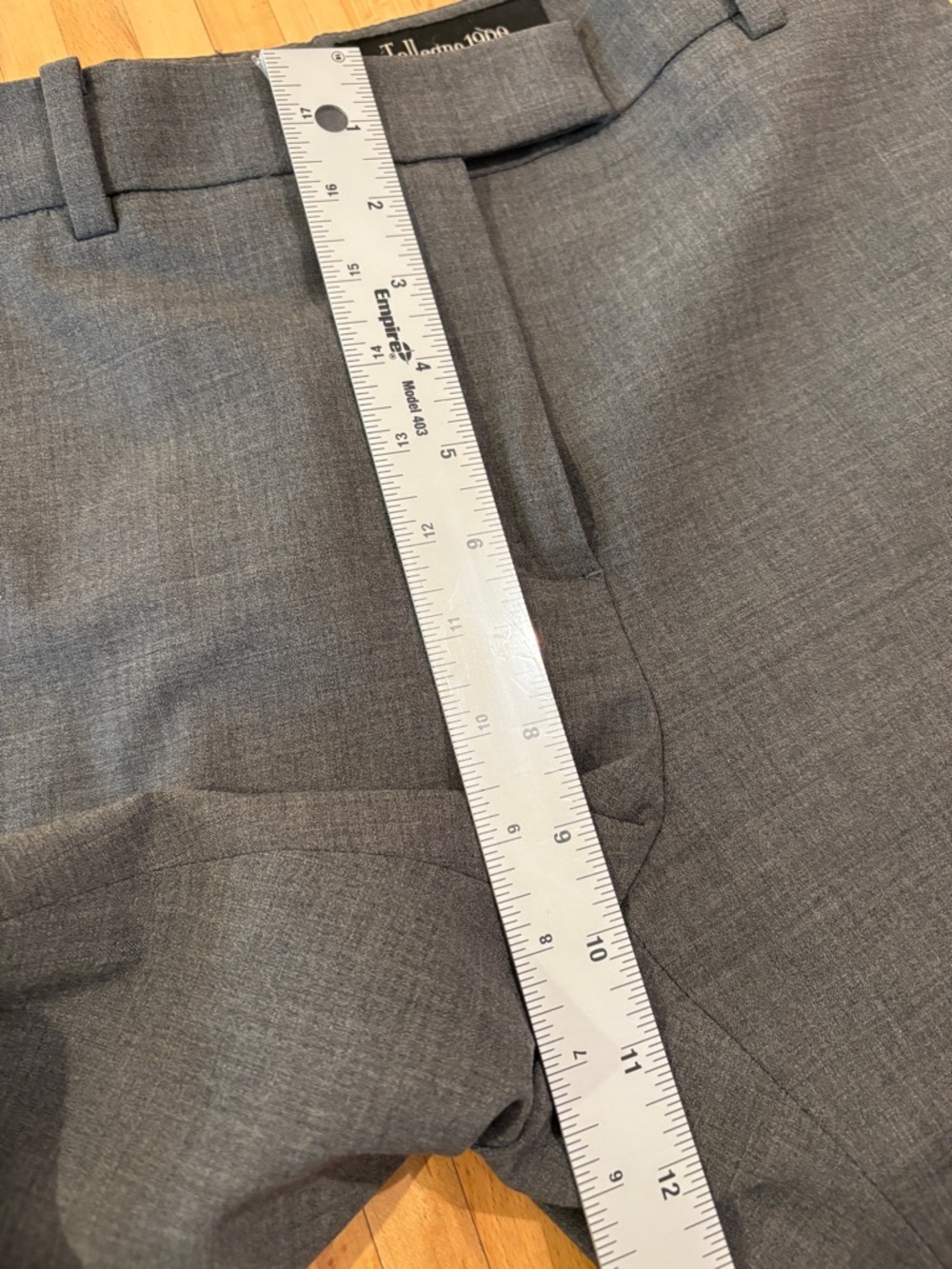 Brooks Brothers Caroline Fit Trousers Pants Gray Wool Lightweight Office - Picture 10 of 10